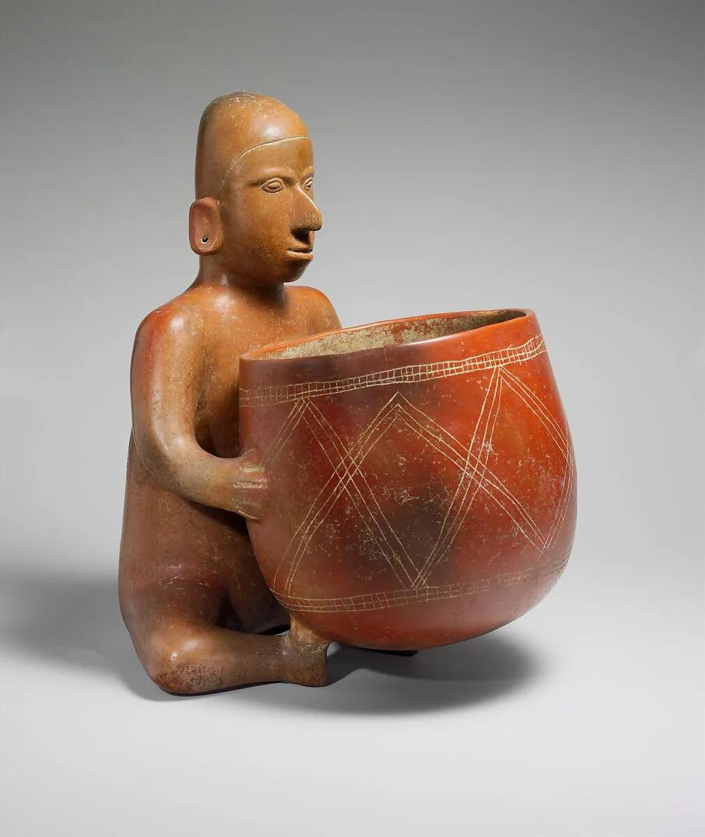 Seated Figure with Vessel — Unknown