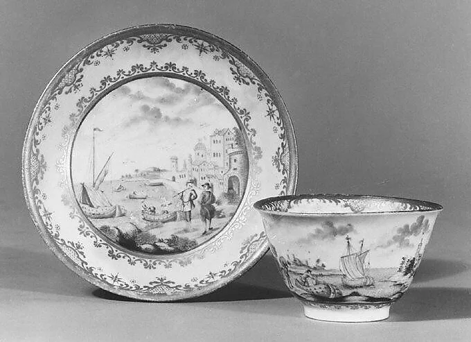 Cup and saucer — Meissen Manufactory