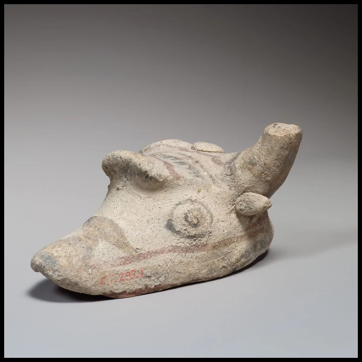 Bull's head mask with human characteristics — Unknown