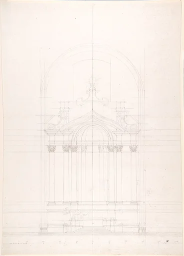 Design for the high altar of the Gesù Nuovo, Naples