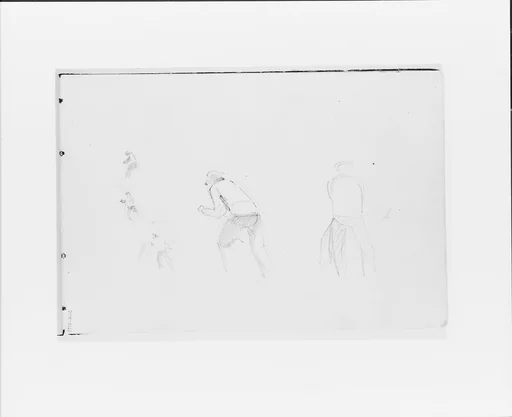Studies of Field Laborers (from Sketchbook VII)