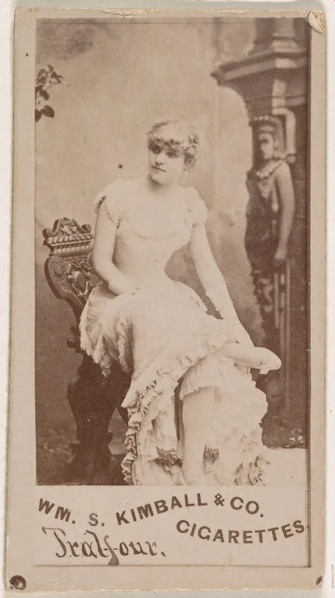 Miss Tralfour, from the Actresses series (N203) issued by Wm. S. Kimball & Co. — William S. Kimball & Company