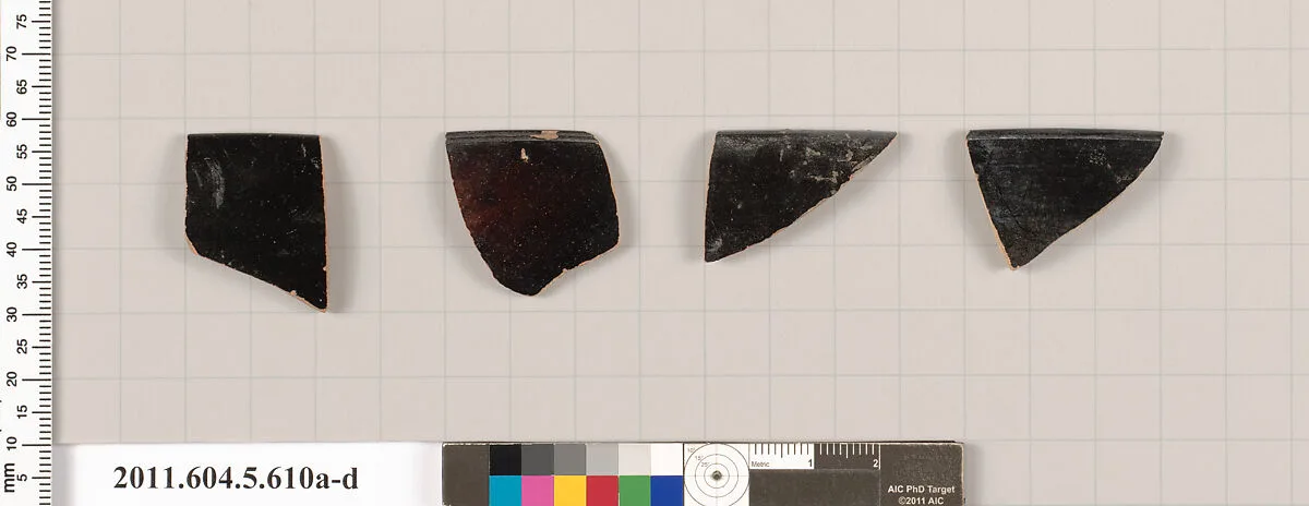 Terracotta rim fragments of kylikes (drinking cups) — Unknown