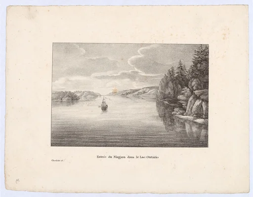 Entrée du Niagara dans le Lac Ontario