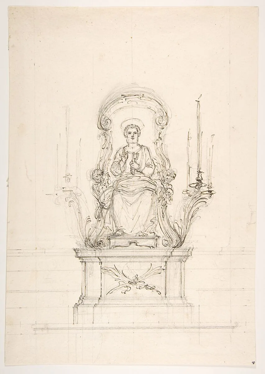 Saint Peter Enthroned — Luigi Vanvitelli