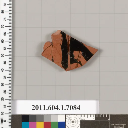 Terracotta fragment of a kylix (drinking cup)