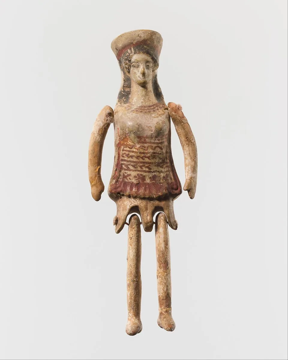 Terracotta jointed "doll" — Unknown