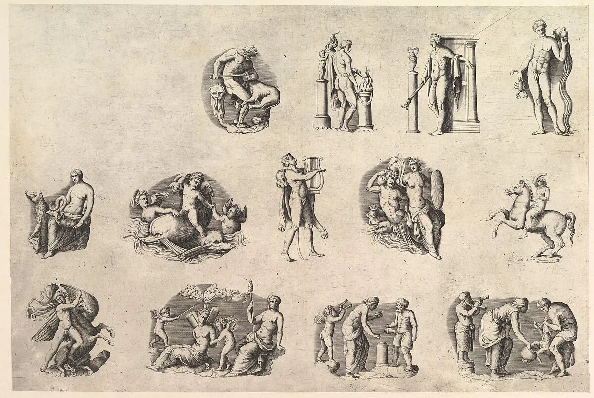 Speculum Romanae Magnificentiae: Subjects after Antique Cameos and Gems — Enea Vico|Antonio Lafreri|Anonymous, Italian, 16th century|Battista Franco