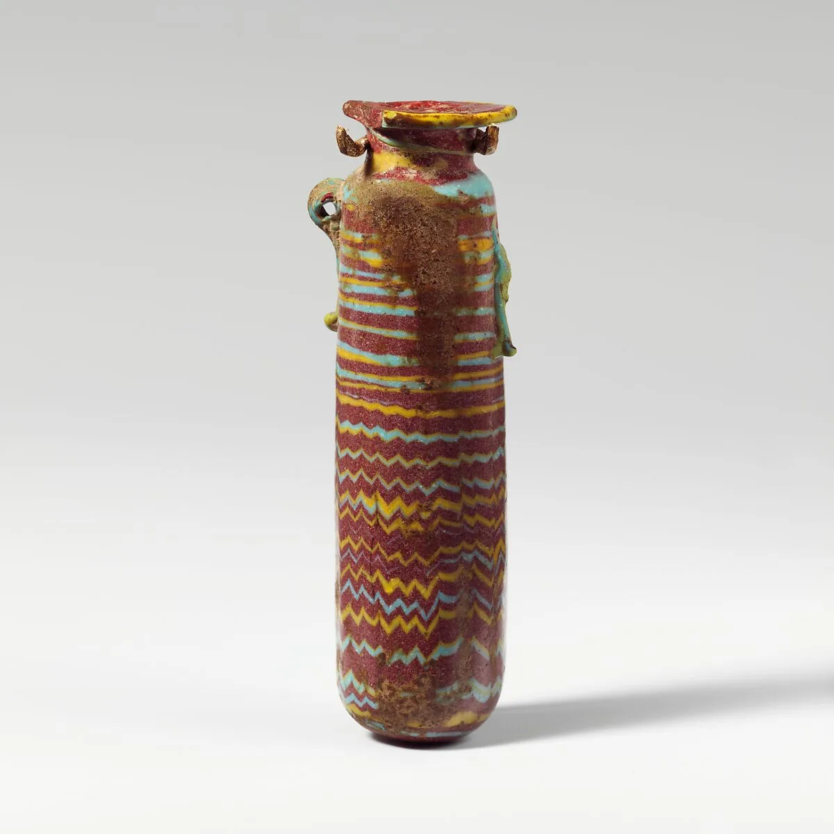 Glass alabastron (perfume bottle) — Unknown