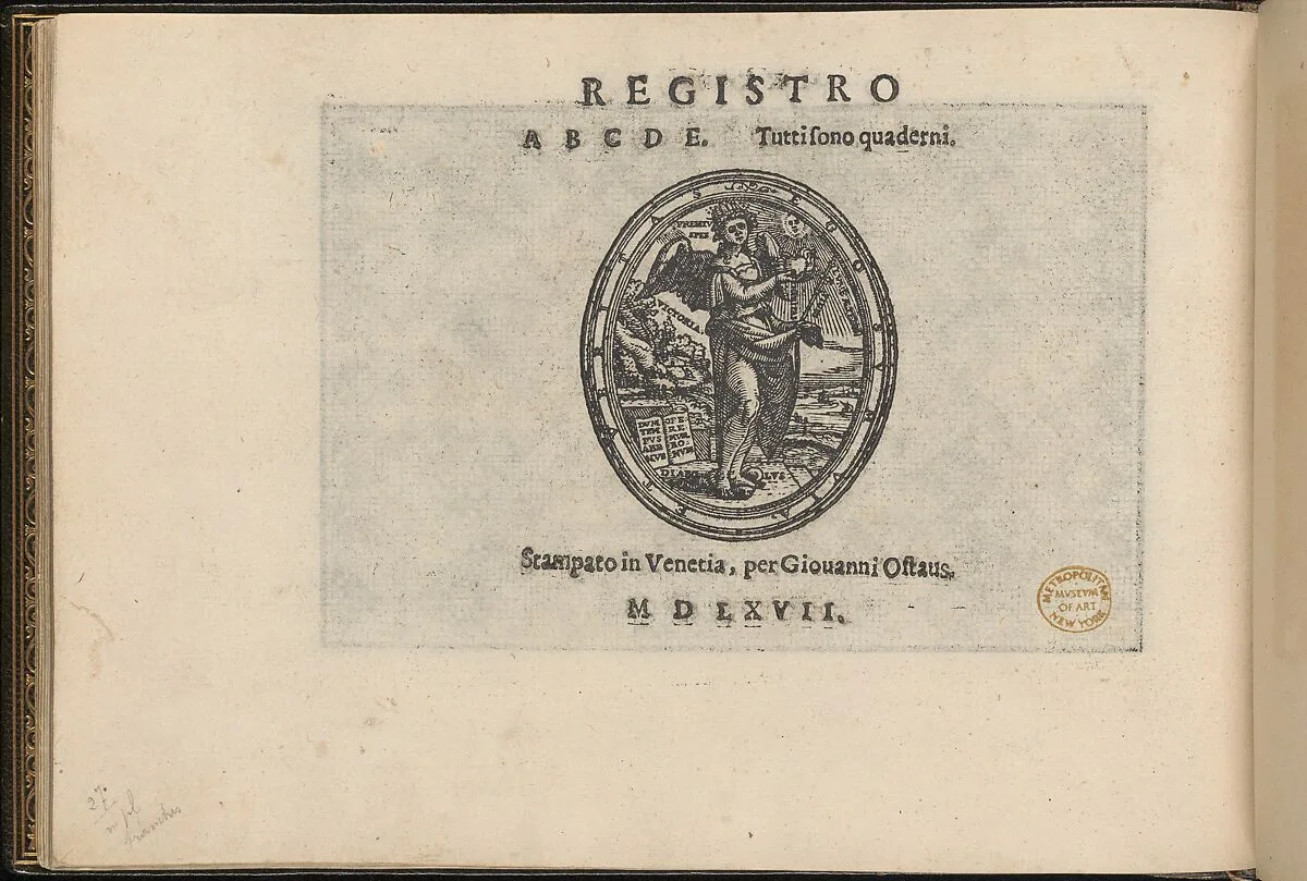 La Vera Perfettione del Disegno di varie sorti di recami, page 40 (verso) — Giovanni Ostaus|Giuseppe Salviati (Giuseppe Porta, called Il Salviati)