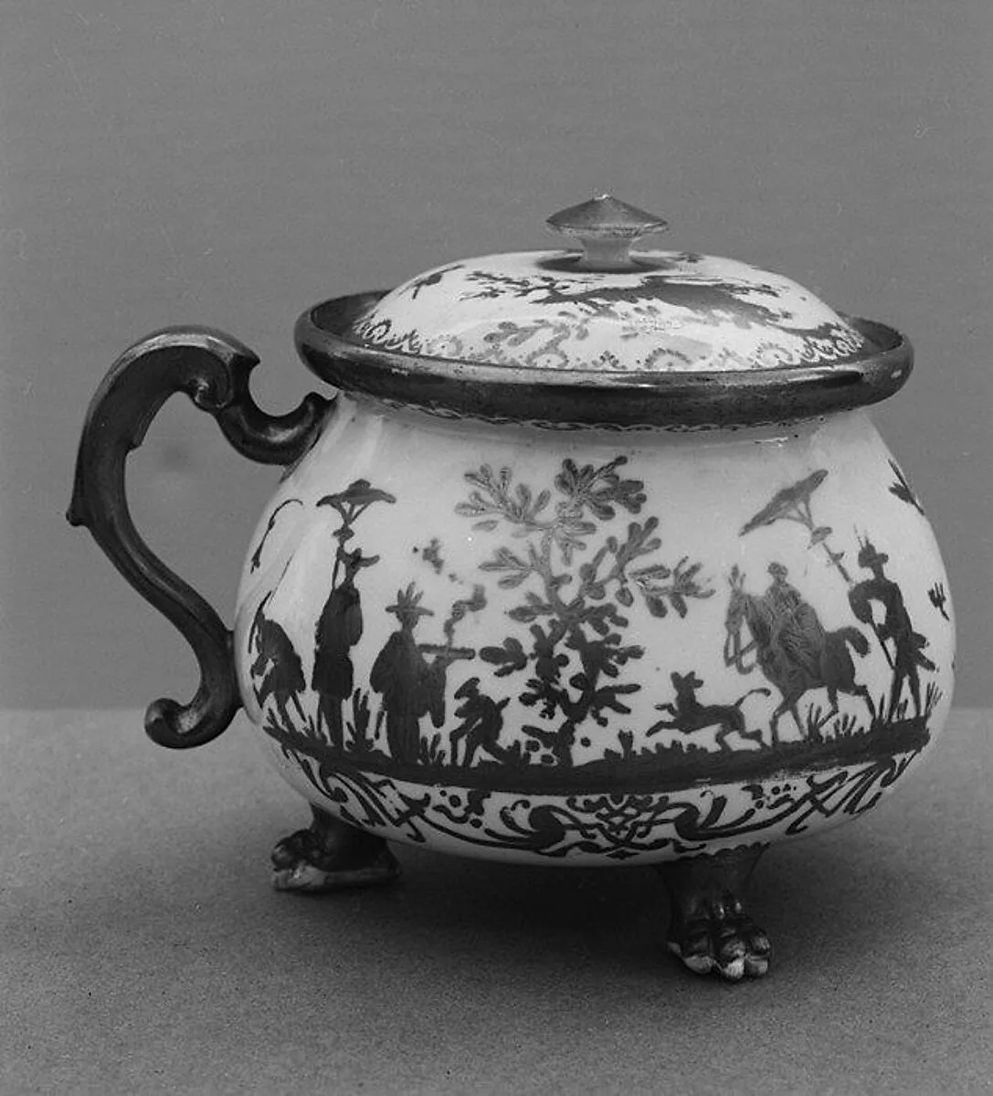 Bowl with cover — Meissen Manufactory|Bartholomäus Seuter