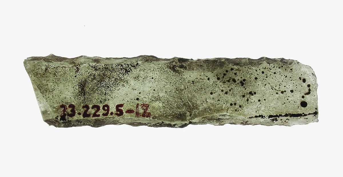 Glass Fragment — Unknown