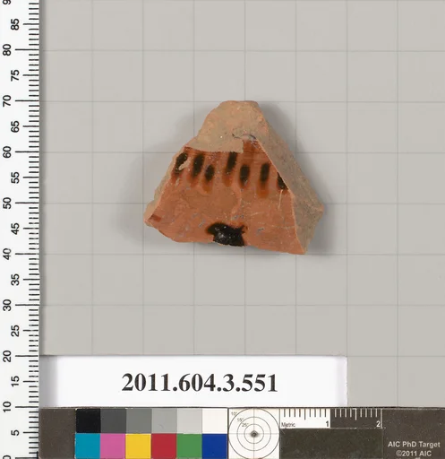 Terracotta fragment of a column-krater (bowl for mixing wine and water)