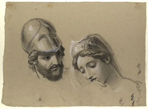 Heads Studies for "Castor and Pollux Freeing Helen"