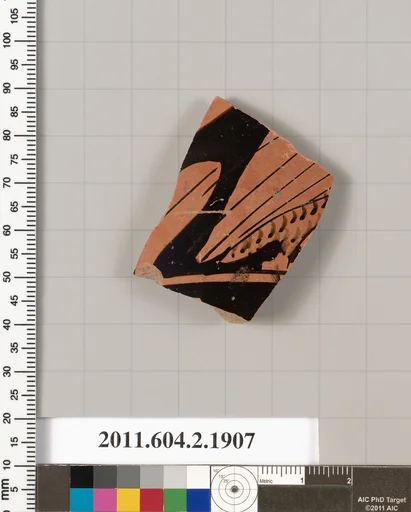 Terracotta fragment of a skyphos (deep drinking cup)