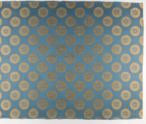 Conventionalized chrysanthemum textile
