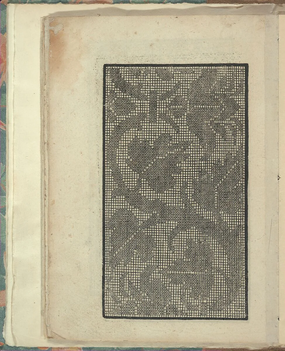 Opera Nova Universali intitulata Corona di racammi, page 19 (verso) — Giovanni Andrea Vavassore