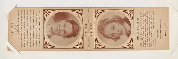 Johnny Weissmuller and Tallalhah Bankhead from Star Folders Special Cards (W439) — Unknown
