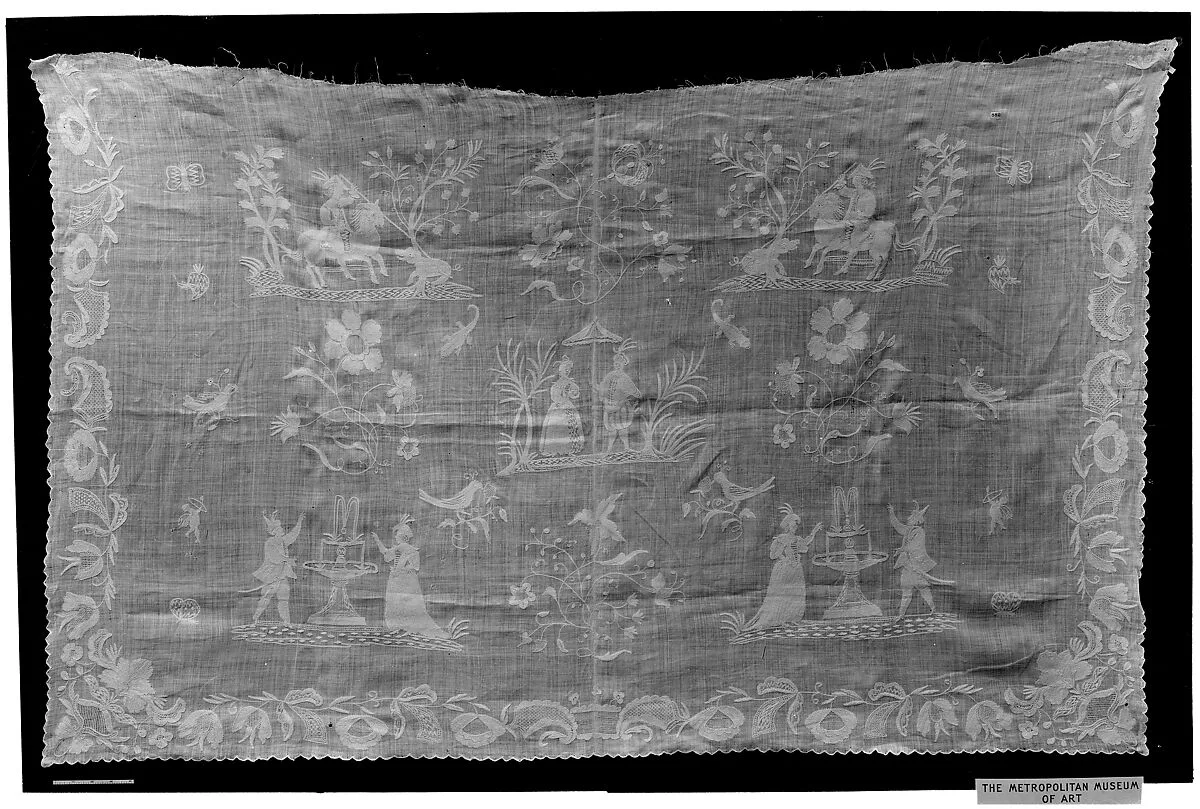 End of a curtain — Unknown