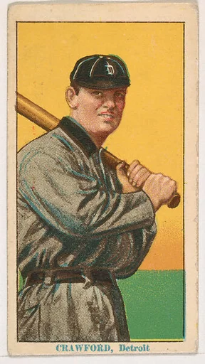 Sam Crawford, Detroit, from Coupon Cigarettes Baseball Issue, 1914-1916