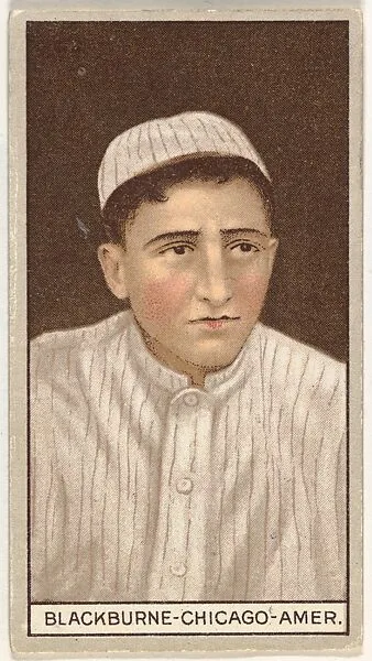 Russell Blackburne, Chicago, American League, from the Brown Background series (T207) for the American Tobacco Company — American Tobacco Company