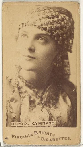 Depoix, Gymnage, from the Actors and Actresses series (N45, Type 1) for Virginia Brights Cigarettes