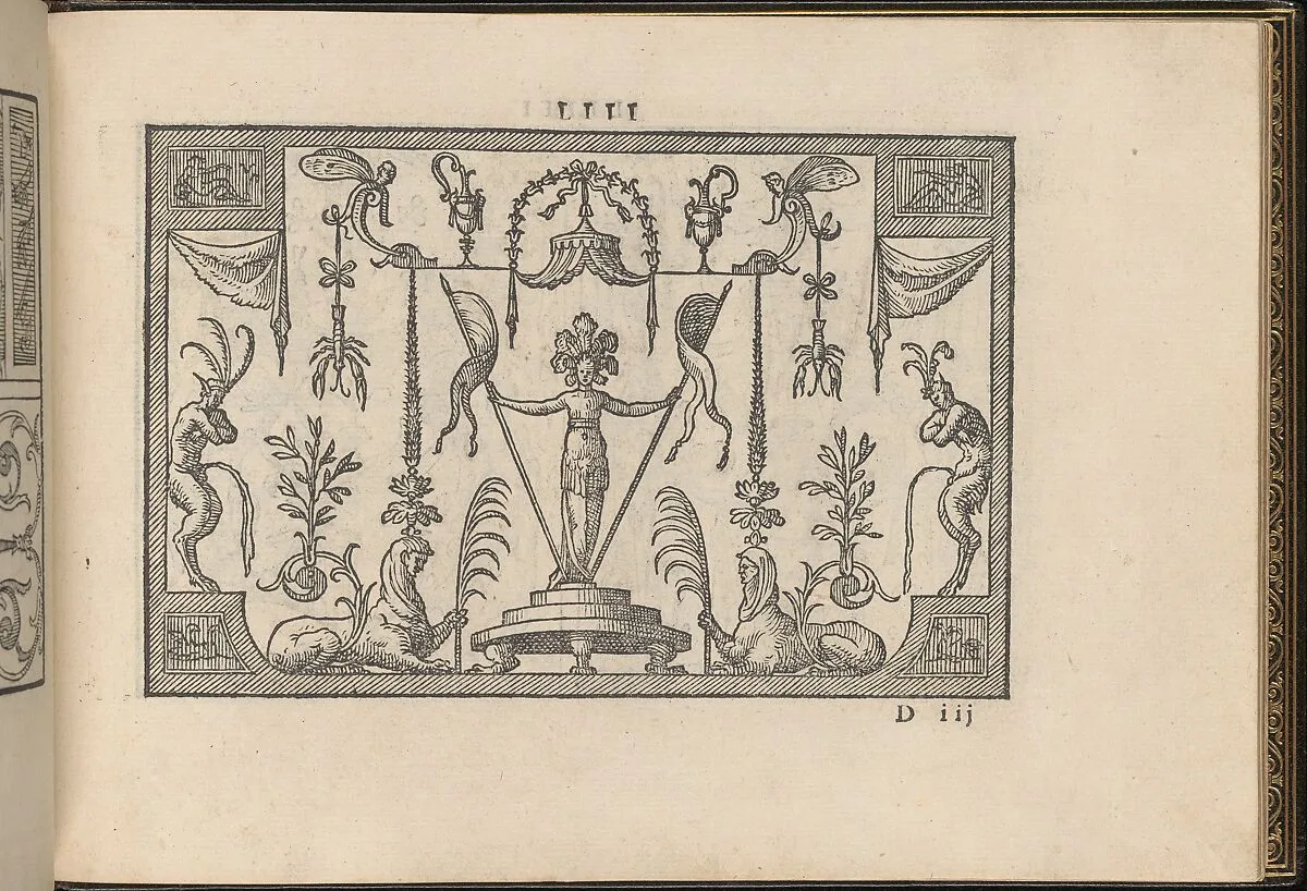 La Vera Perfettione del Disegno di varie sorti di recami, page 27 (recto) — Giovanni Ostaus|Giuseppe Salviati (Giuseppe Porta, called Il Salviati)