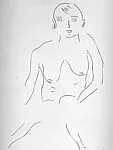 Seated Nude Model — Edward Nagle