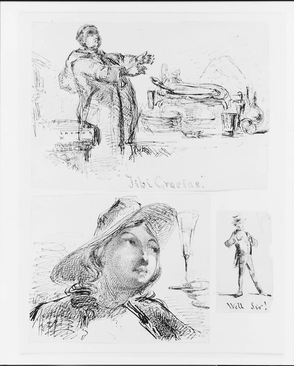 Well Sir! (from Sketchbook) — James McNeill Whistler