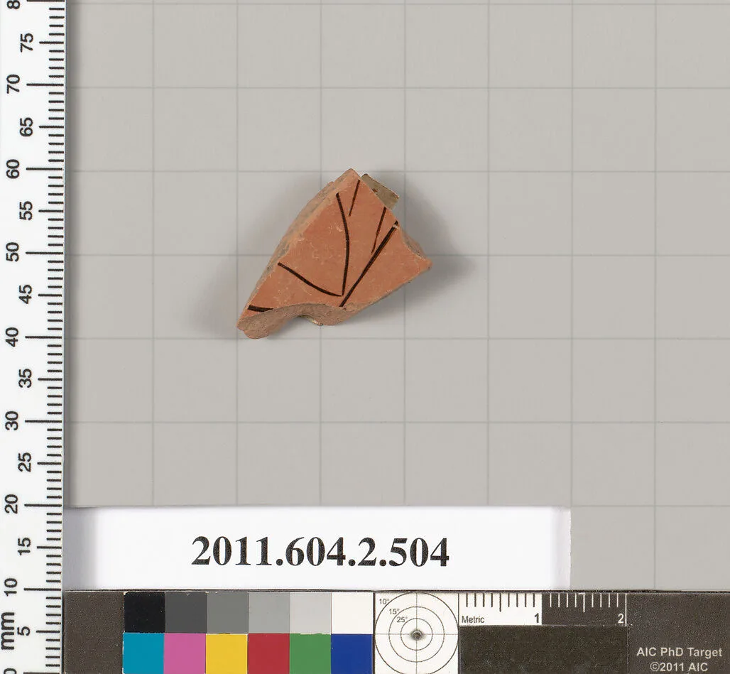 Terracotta fragment of a column-krater (bowl for mixing wine and water) — Unknown