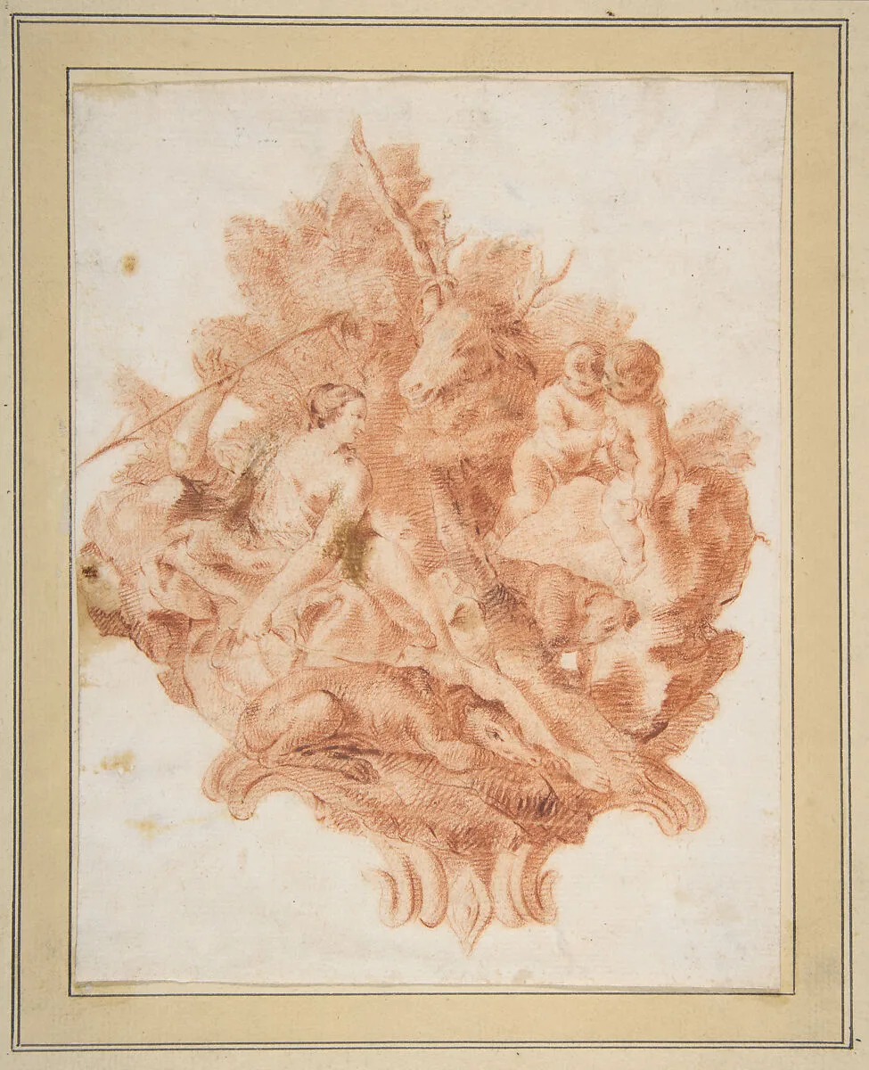 Vignette Illustrating Torquato Tasso's "Gerusalemme Liberata" (X:78) — Giovanni Battista Piazzetta