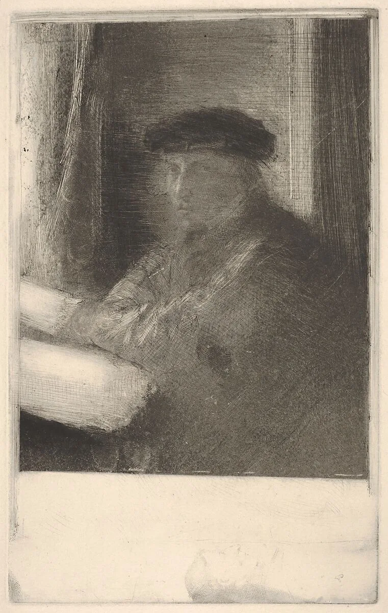 The Engraver Joseph Tourny — Edgar Degas|Joseph-Gabriel Tourny