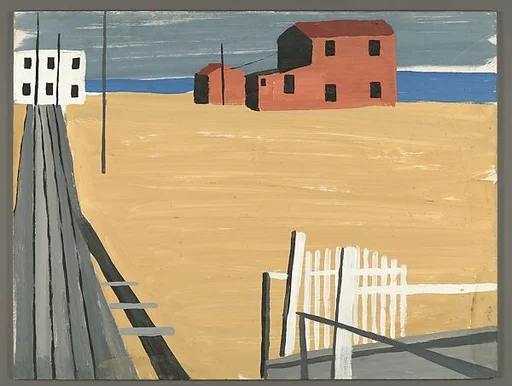 [Seashore Scene with Boardwalk]