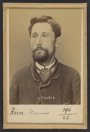 Kern. Jacob, Hermann. 33 ans, né le 26/8/60 à Berlinger (Suisse). Comptable. Anarchiste. 10/7/94.