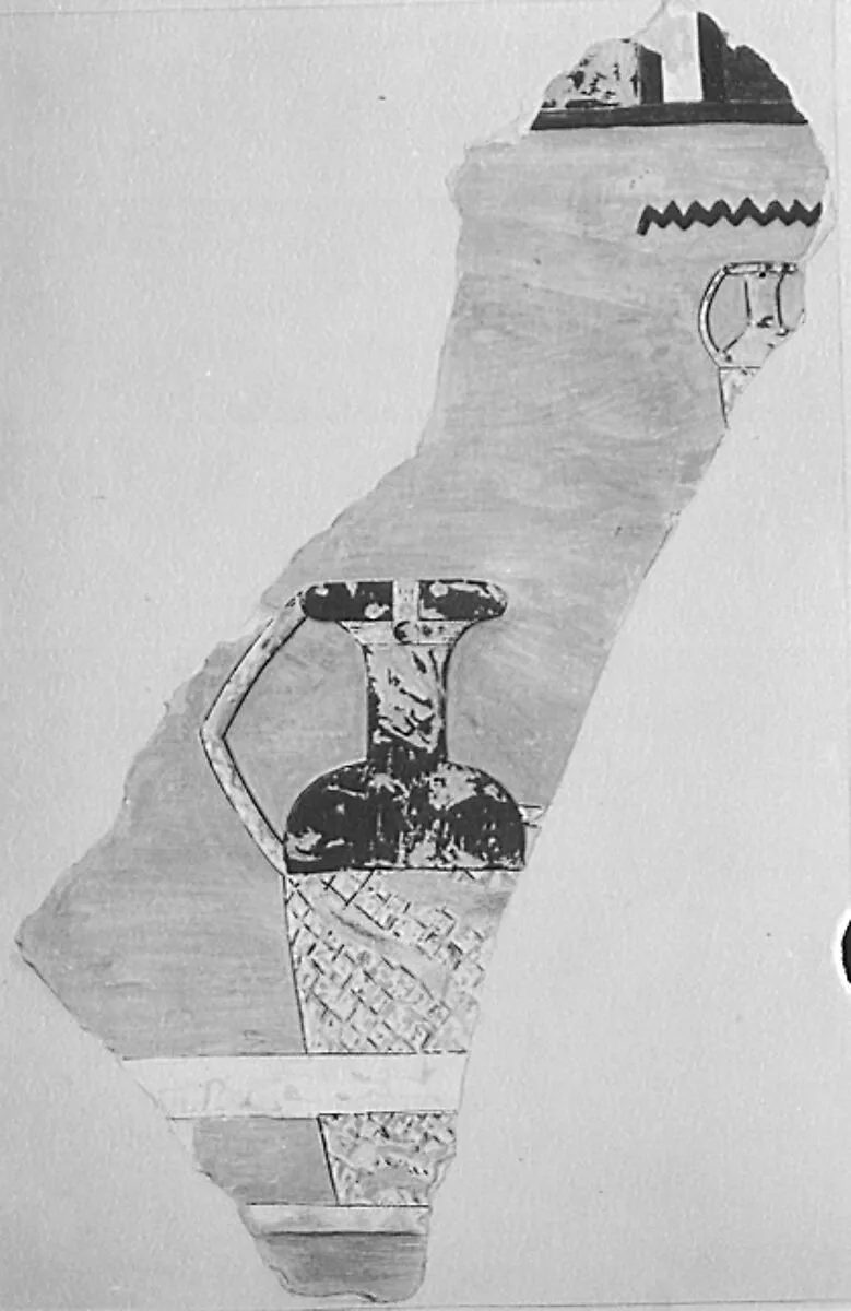 Facsimile painting of a jar from the Tomb of Meketre — Charles K. Wilkinson