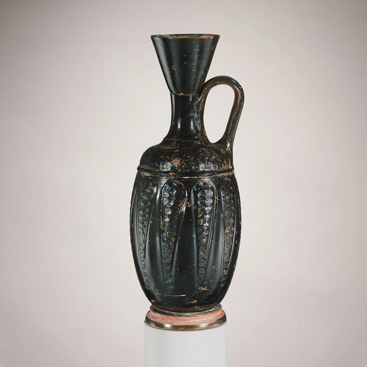 Terracotta lekythos (oil flask) — Unknown