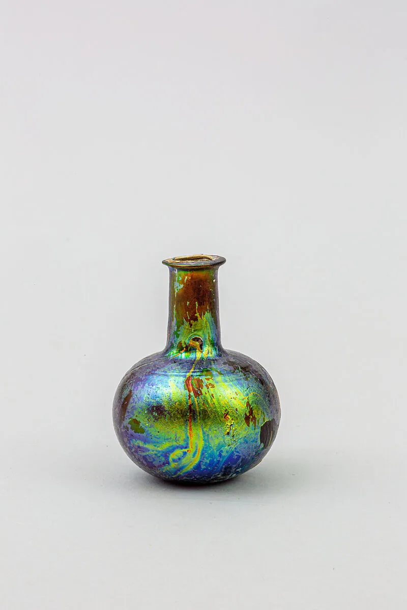 Glass perfume bottle — Unknown