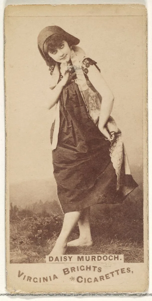 Daisy Murdoch, from the Actors and Actresses series (N45, Type 1) for Virginia Brights Cigarettes — Allen & Ginter