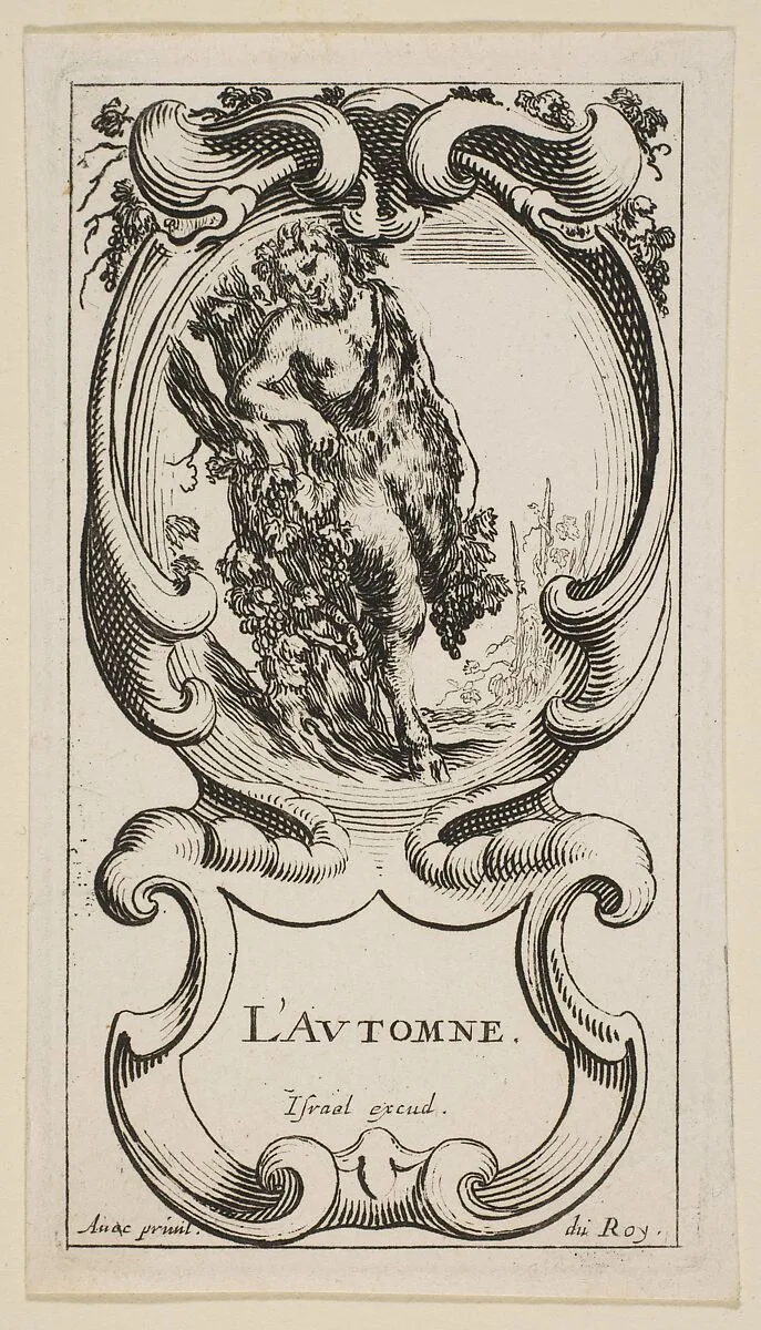 Fall (L'Automne), from 'The Four Seasons' — Stefano della Bella|Abraham Bosse|Israël Henriet