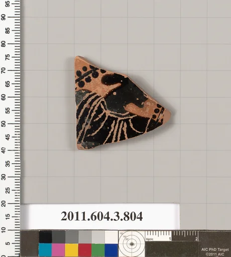 Terracotta fragment of a lekythos (oil flask)