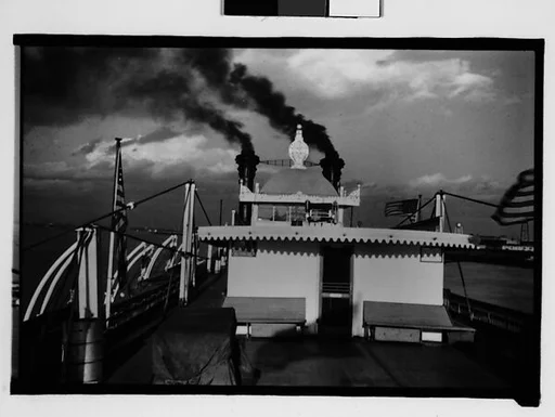 [Upper Deck of Steamboat "Capitol", New Orleans, Louisiana]