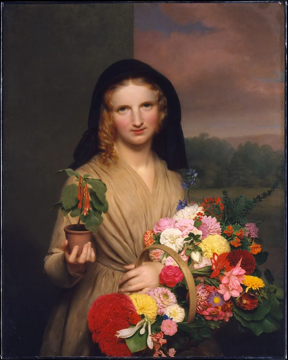 The Flower Girl — Charles Cromwell Ingham