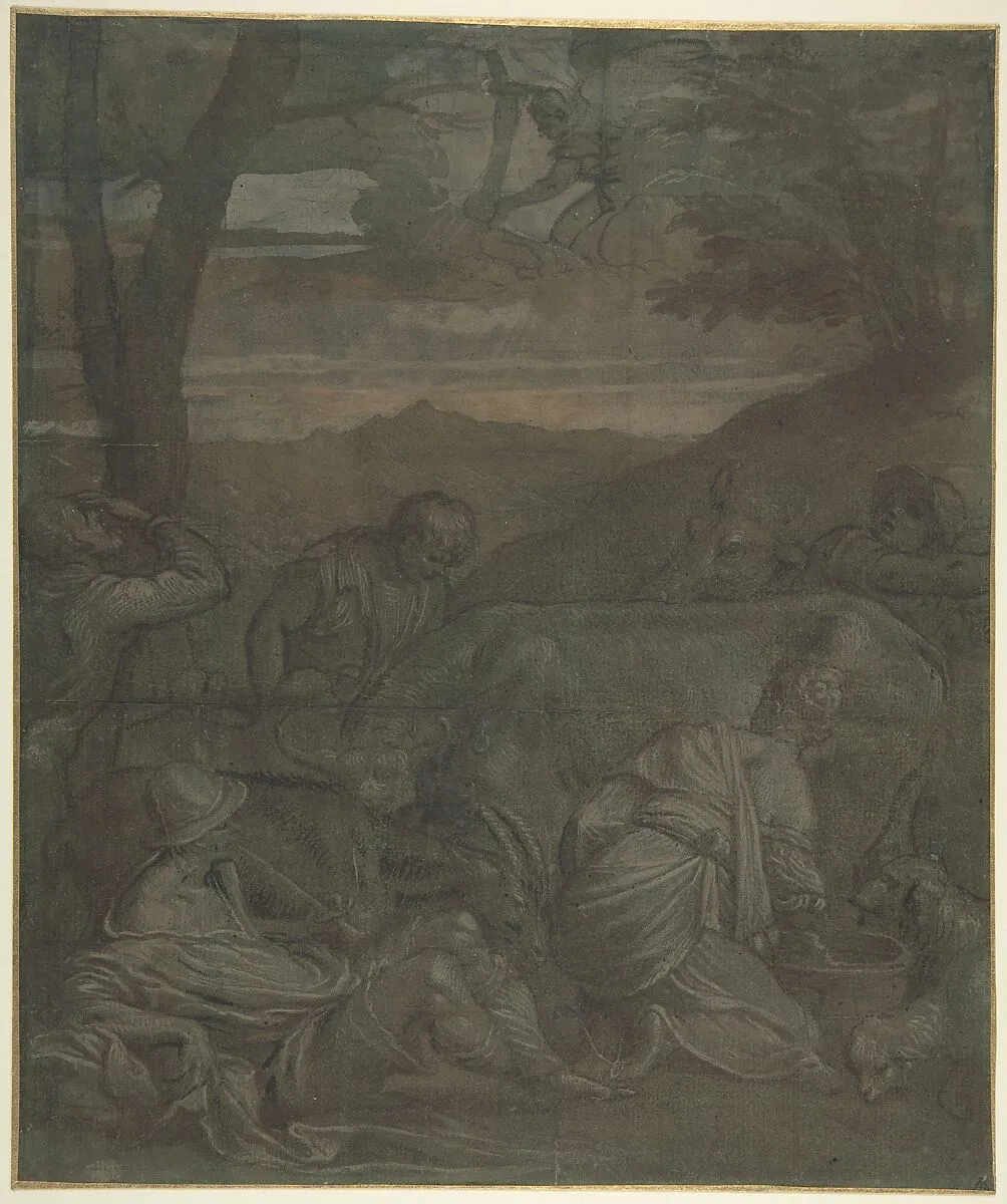 The Annunciation to the Shepherds — Jacopo Bassano (Jacopo da Ponte)
