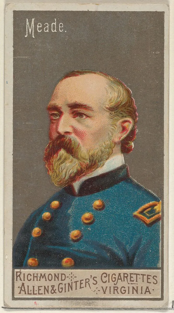 George Gordon Meade, from the Great Generals series (N15) for Allen & Ginter Cigarettes Brands — Allen & Ginter|George S. Harris & Sons