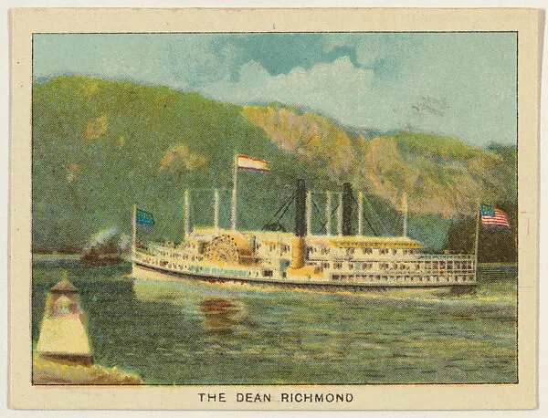 The Dean Richmond, from the "Hudson-Fulton" series (T72), issued with Turkey Red Cigarettes by the American Tobacco Company — American Tobacco Company