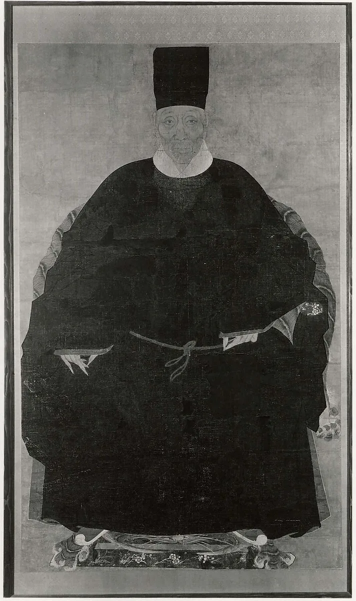 明 佚名 人物肖像 圖 軸|Portrait of a Gentleman — Unidentified artist