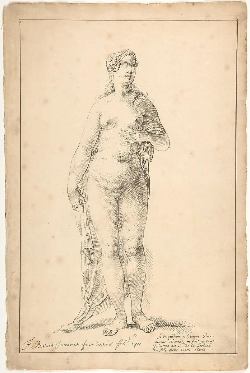 Study of a Female Figure (Venus) — François Boitard