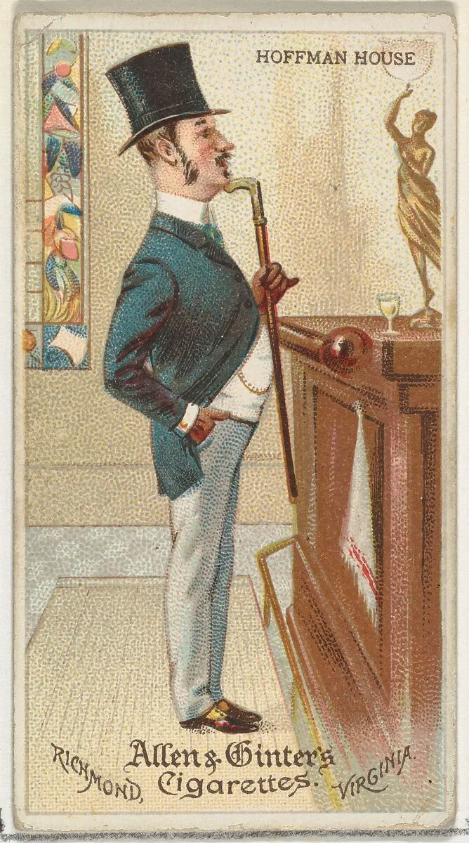 Hoffman House, from World's Dudes series (N31) for Allen & Ginter Cigarettes — Allen & Ginter