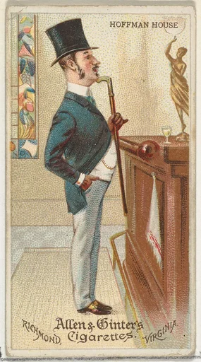 Hoffman House, from World's Dudes series (N31) for Allen & Ginter Cigarettes