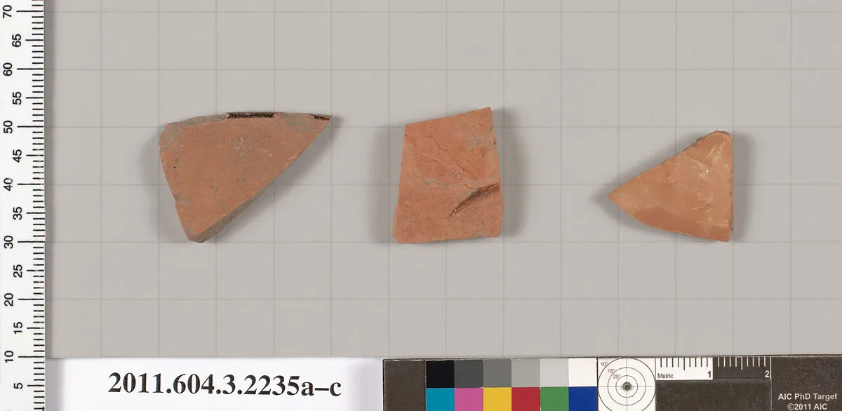 Terracotta fragments of kylikes (drinking cups) — Unknown